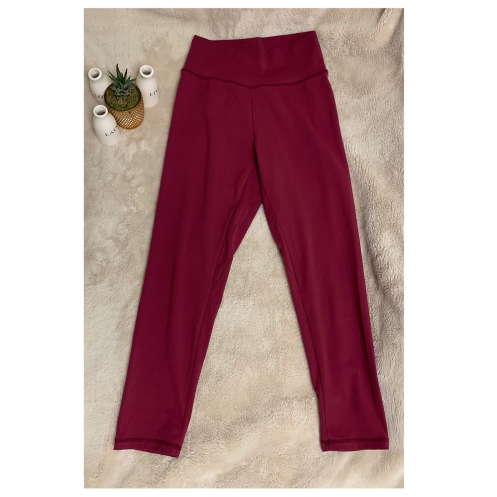 P’Tula The Taylor Legging: 25" - Port Wine Red